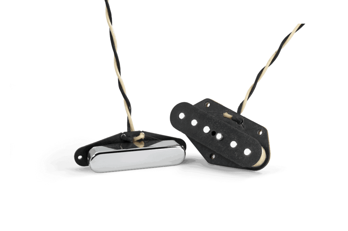 Fralin Pickups Vintage Hot Tele Pickup Set - Nickel