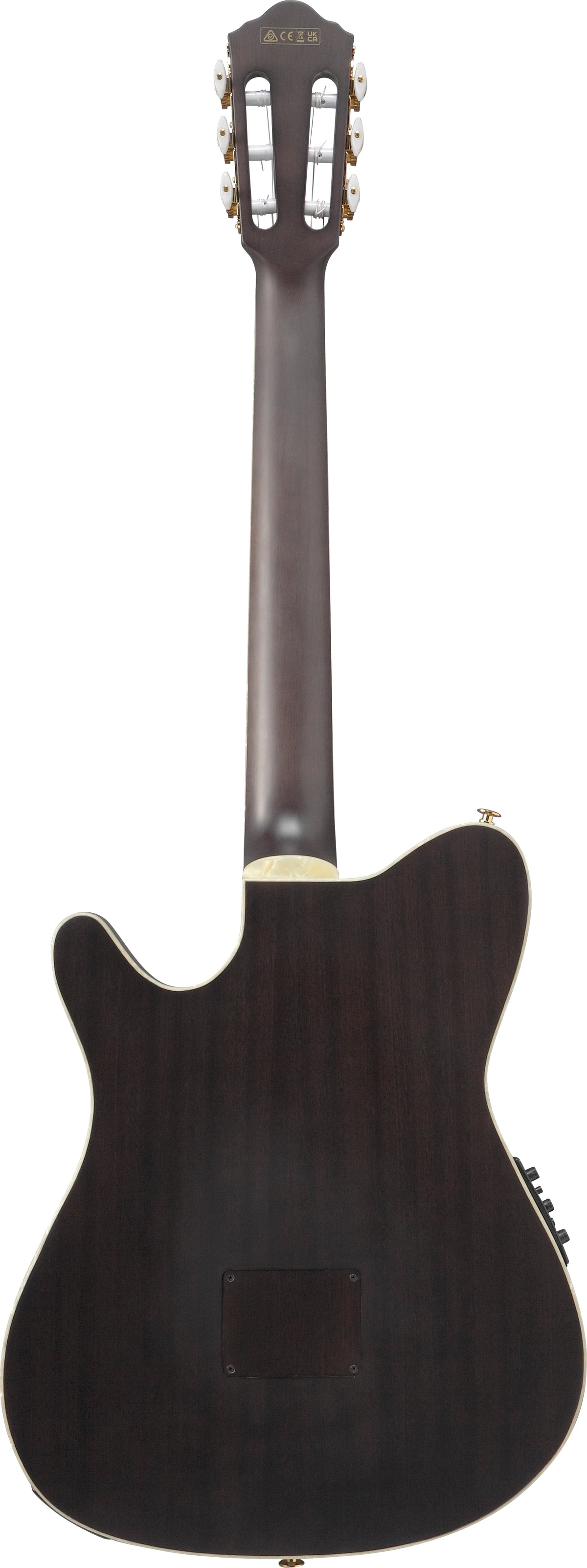 Ibanez TOD10N Tim Henson Signature Acoustic/Electric Nylon String Guitar - Transparent Black Flat