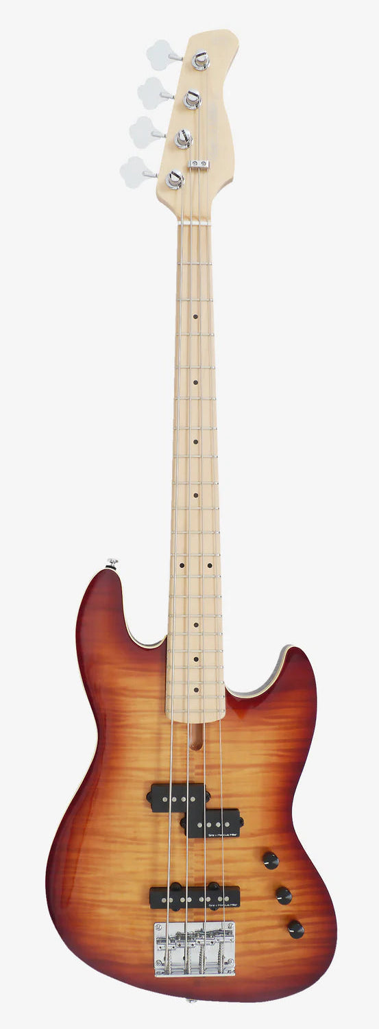 Sire Marcus Miller U5 Alder 4-String Passive Short Scale Electric Bass Guitar - Tobacco Sunburst