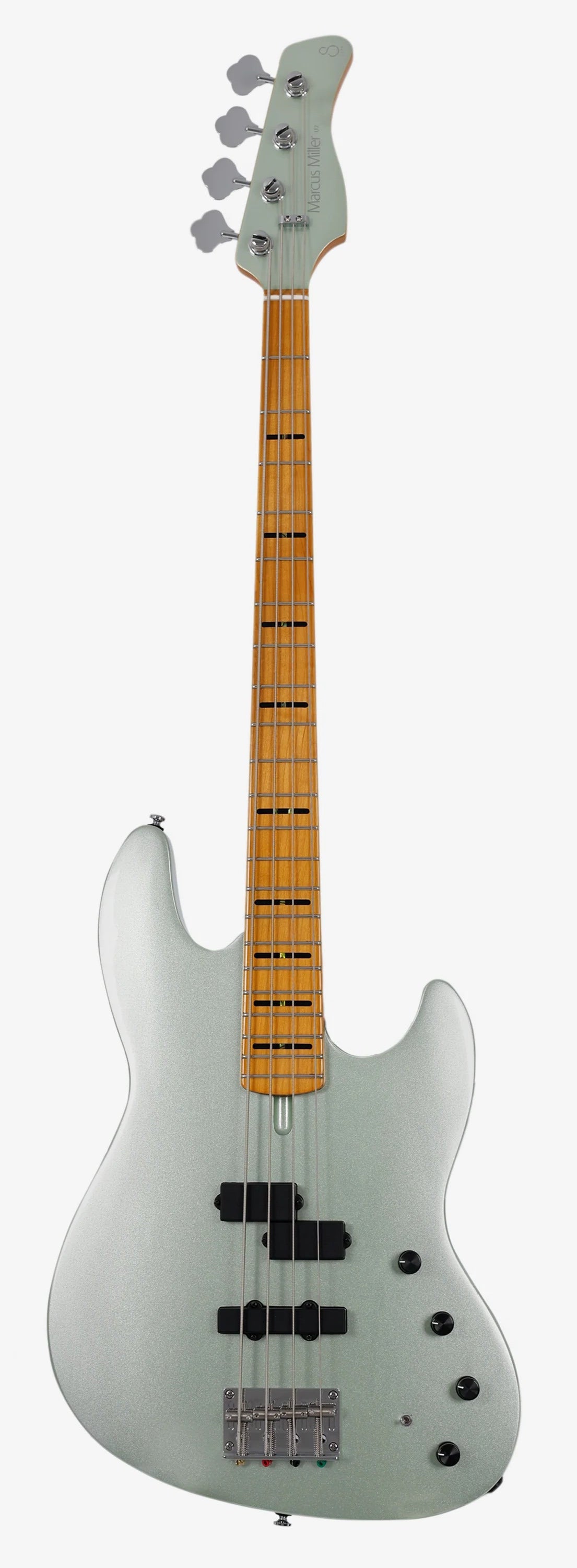 Sire Marcus Miller U7 4-String Active Electric Bass Guitar - Surf Green Metallic