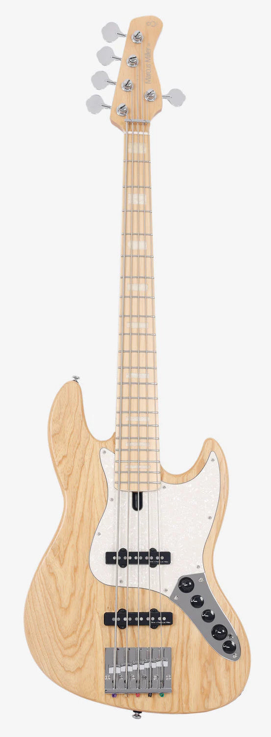 Sire Marcus Miller V7 Reissue Active 5-String Electric Bass Guitar - Natural Satin