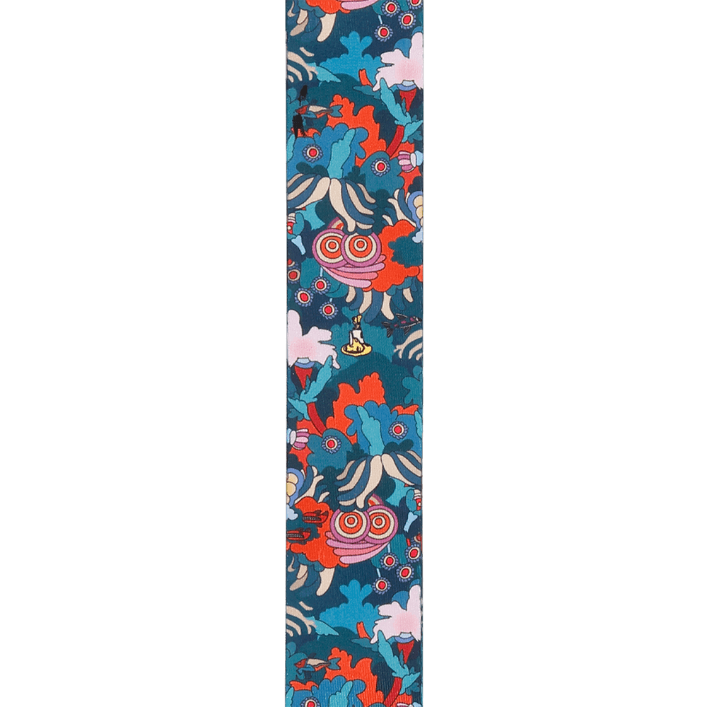 D'Addario The Beatles Yellow Submarine 55th Anniversary Polyester Guitar Strap - Under The Sea
