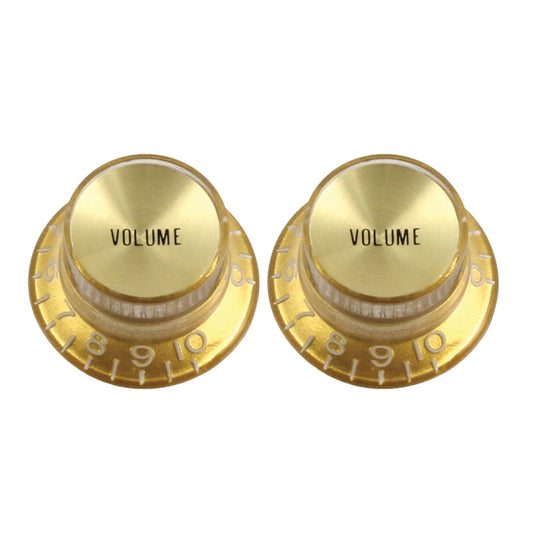 All Parts PK-0184 Set of 2 Volume Reflector Knobs - Gold