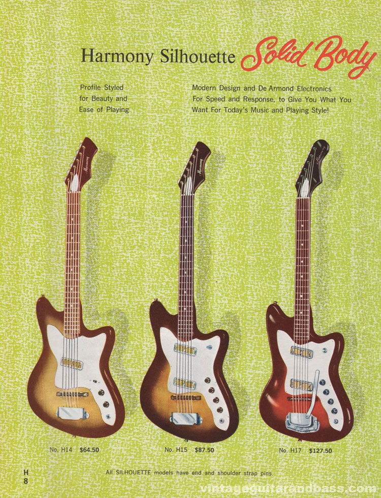 Harmony H15 Silhouette Electric Guitar (1965)