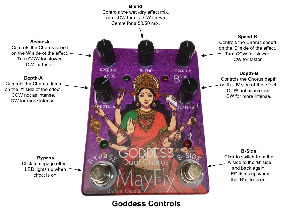 MayFly Audio The Goddess Dual Analog Chorus
