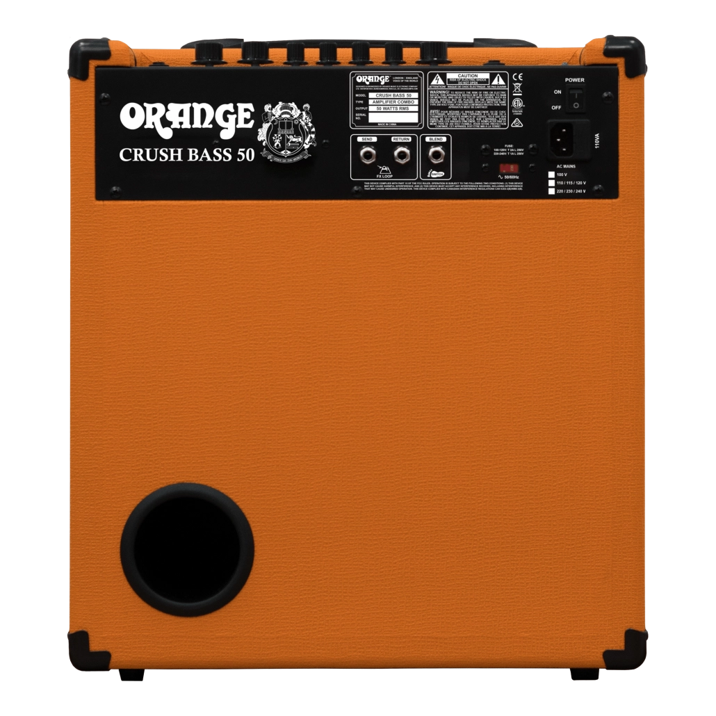 Orange Amplifiers Crush Bass 50 Watt Bass Guitar Combo with Tuner