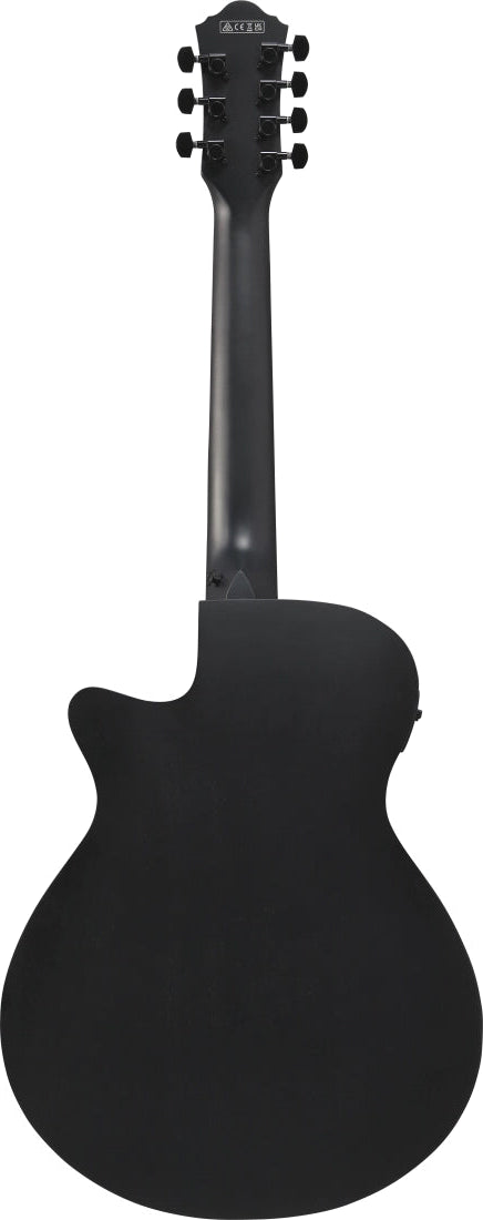 Ibanez AEG721 7 String Acoustic/Electric Guitar - Black Out