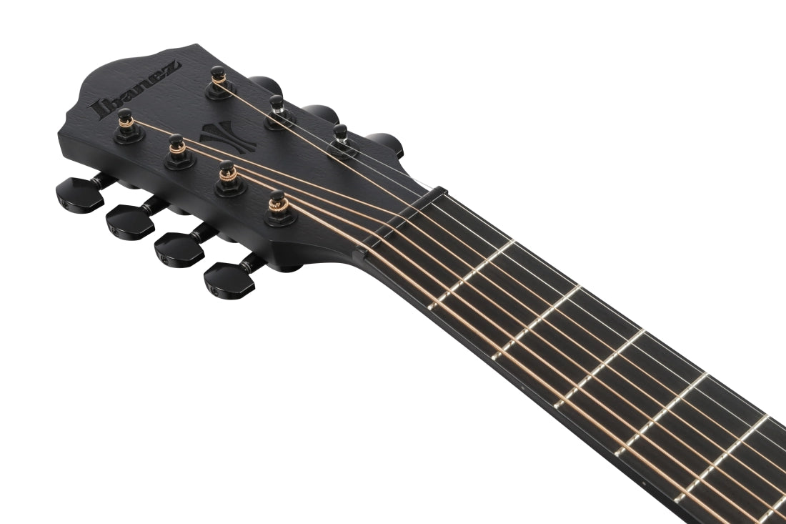 Ibanez AEG721 7 String Acoustic/Electric Guitar - Black Out