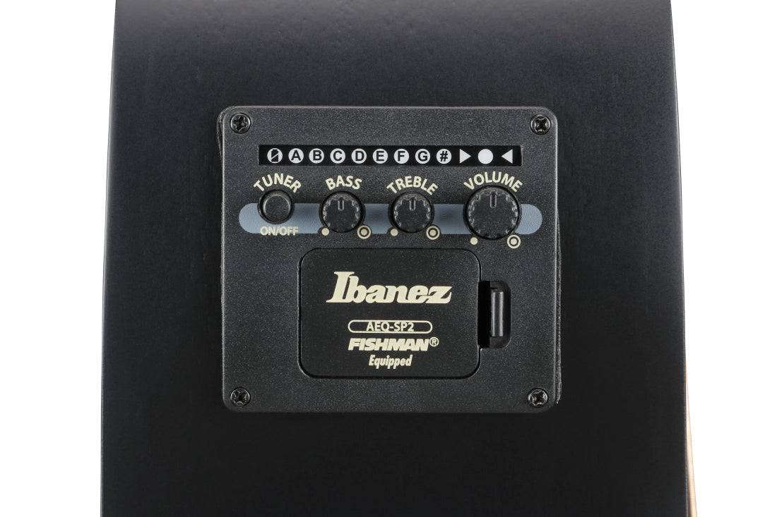 Ibanez AEG721 7 String Acoustic/Electric Guitar - Black Out