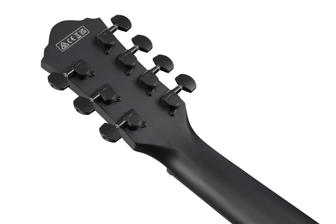 Ibanez AEG721 7 String Acoustic/Electric Guitar - Black Out
