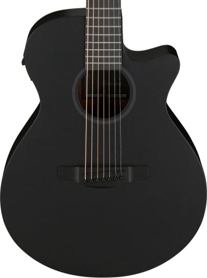 Ibanez AEG721 7 String Acoustic/Electric Guitar - Black Outt