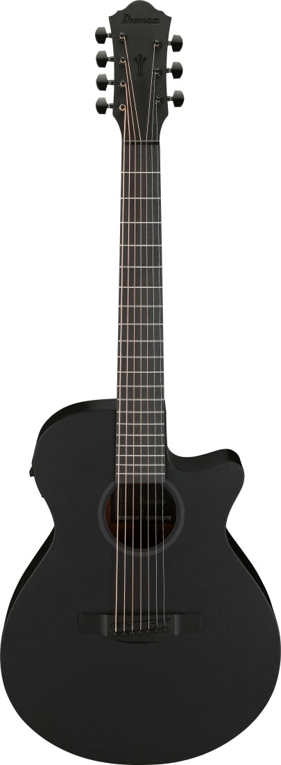 Ibanez AEG721 7 String Acoustic/Electric Guitar - Black Out