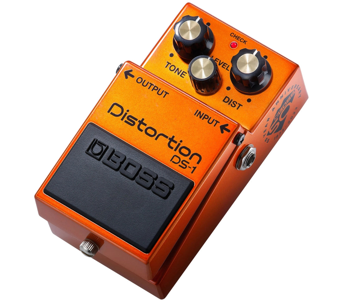 distortion pedal for acoustic guitar Boss 50th Anniversary DS-1 Distortion Pedal – Acoustic Music Shop