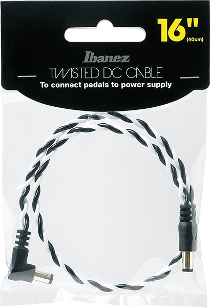 Ibanez 16" Pedal DC Cable - Black & White