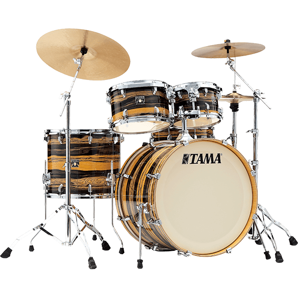 Tama Superstar Classic 3-Piece Drum Kit - Natural Ebony Tiger Wrap