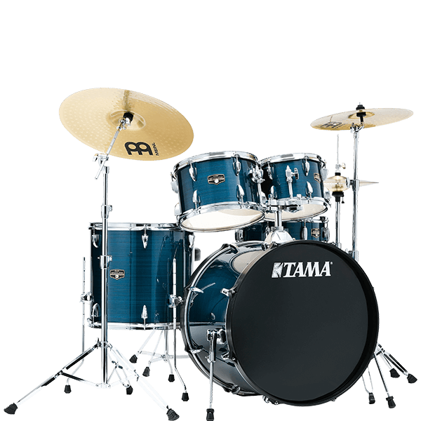 Tama Imperialstar 5-Piece Drum Kit w/Hardware & Cymbals - Hairline Blue