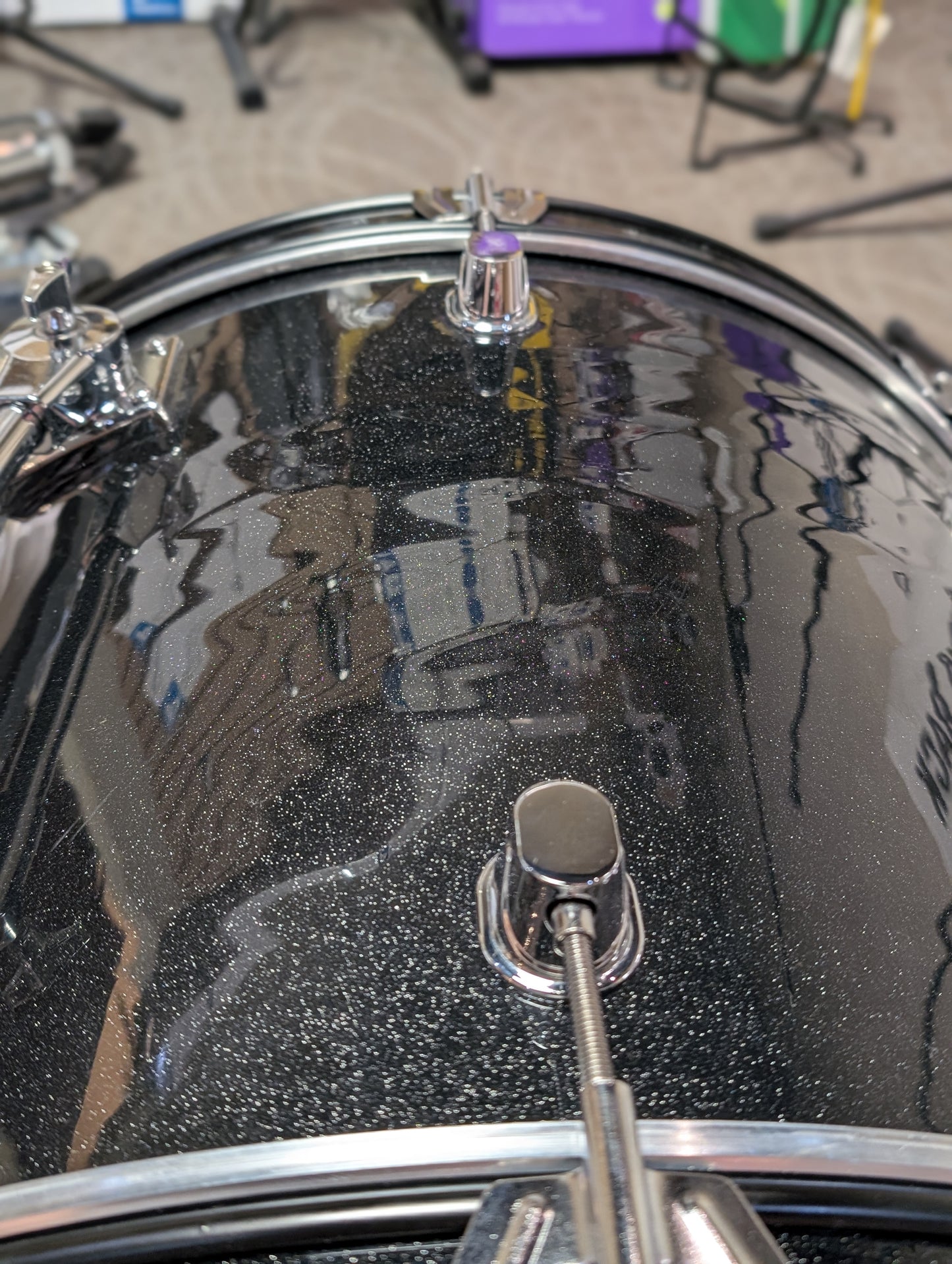 Westbury 5-Piece Stage Drum Kit w/Hardware & Throne - Black Sparkle (Demo)