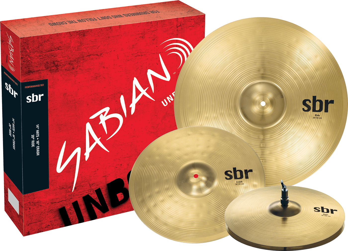 Sabian SBR Performance Cymbal Pack