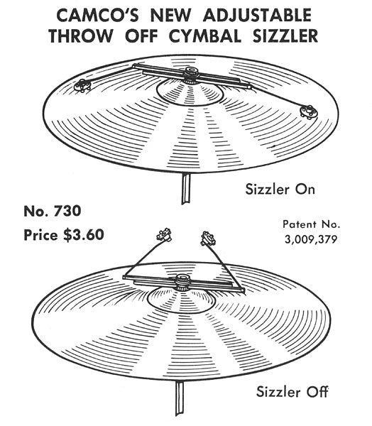 Throw-Off Sizzler Cymbal Rivet Attachment (Used)