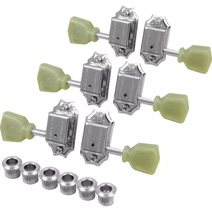 Gibson Kluson-Style Tuner Set with Bushings - Nickel