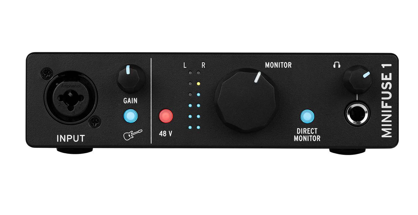 Arturia MiniFuse 1 Compact USB Audio Interface - Black