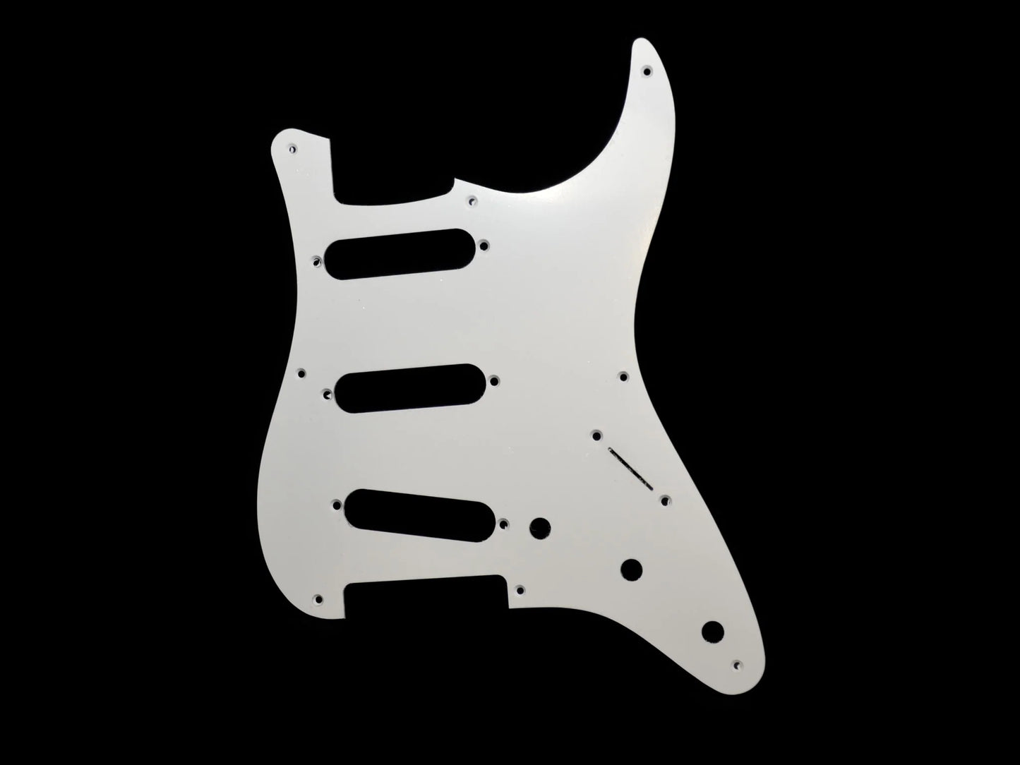All Parts PG-0550-025 8-Hole Pickguard for Stratocaster - White