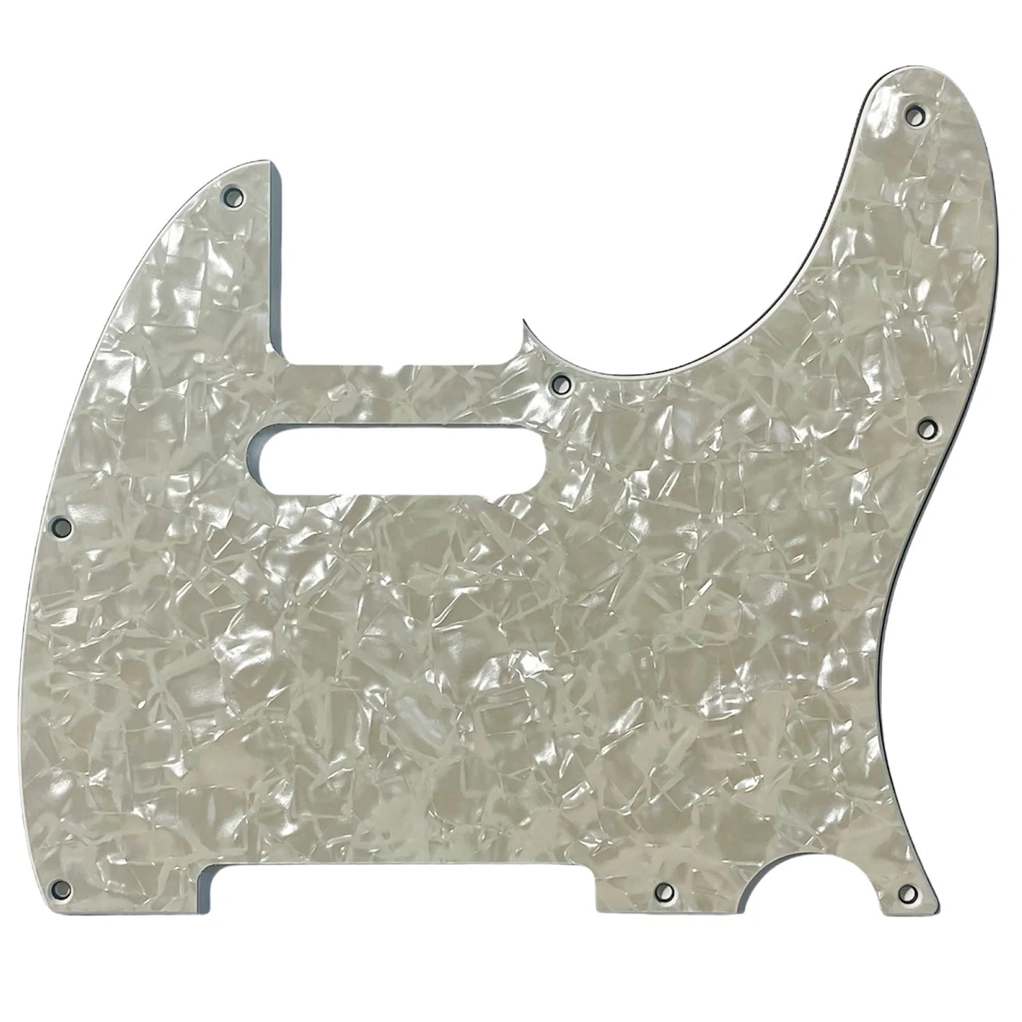AllParts PG-0562-065 8-Hole Telecaster Pickguard - Parchment Pearloid