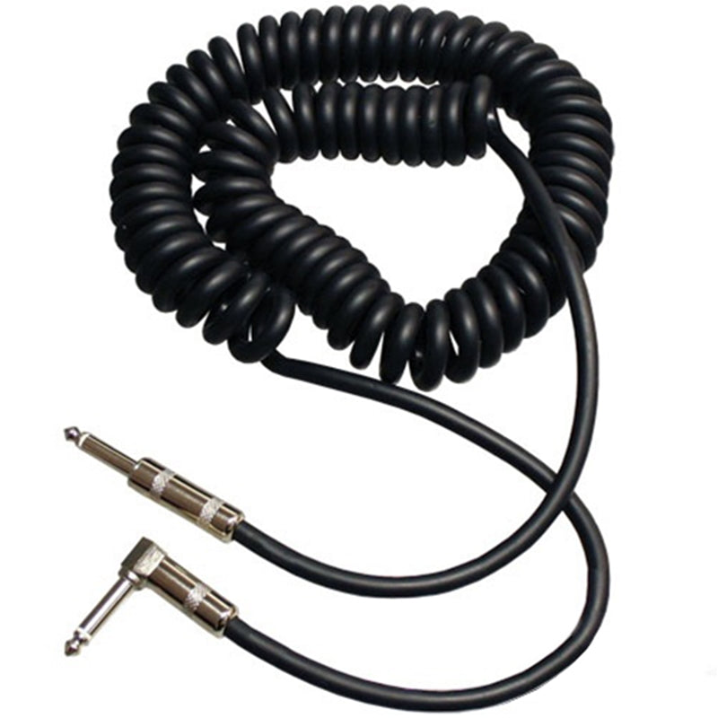 Rapco Coil Series Instrument Cable - 20' - Straight to Right Angle