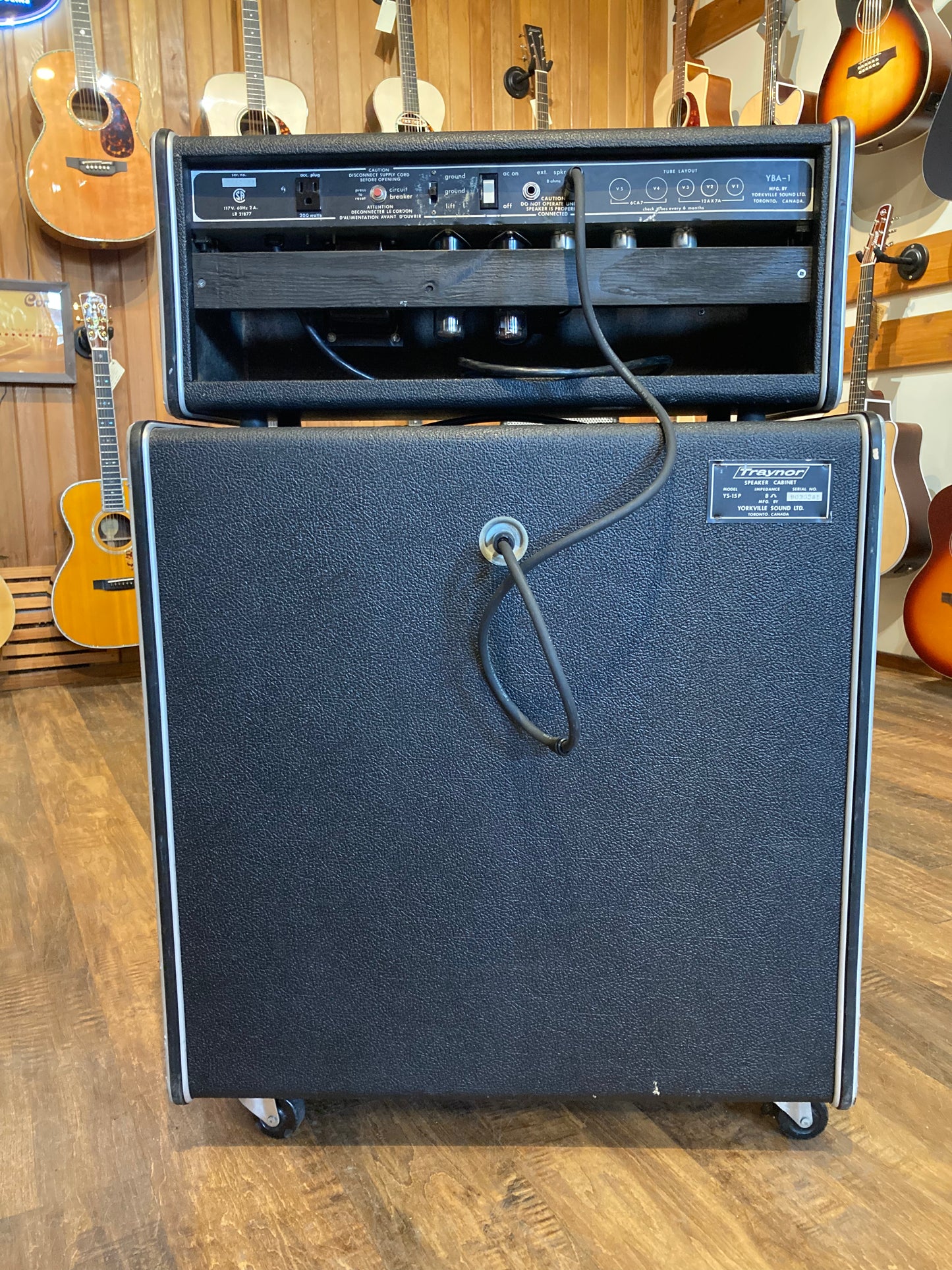 Traynor YBA-1 Guitar Amp w/YS-15P Speaker Cabinet (1979)