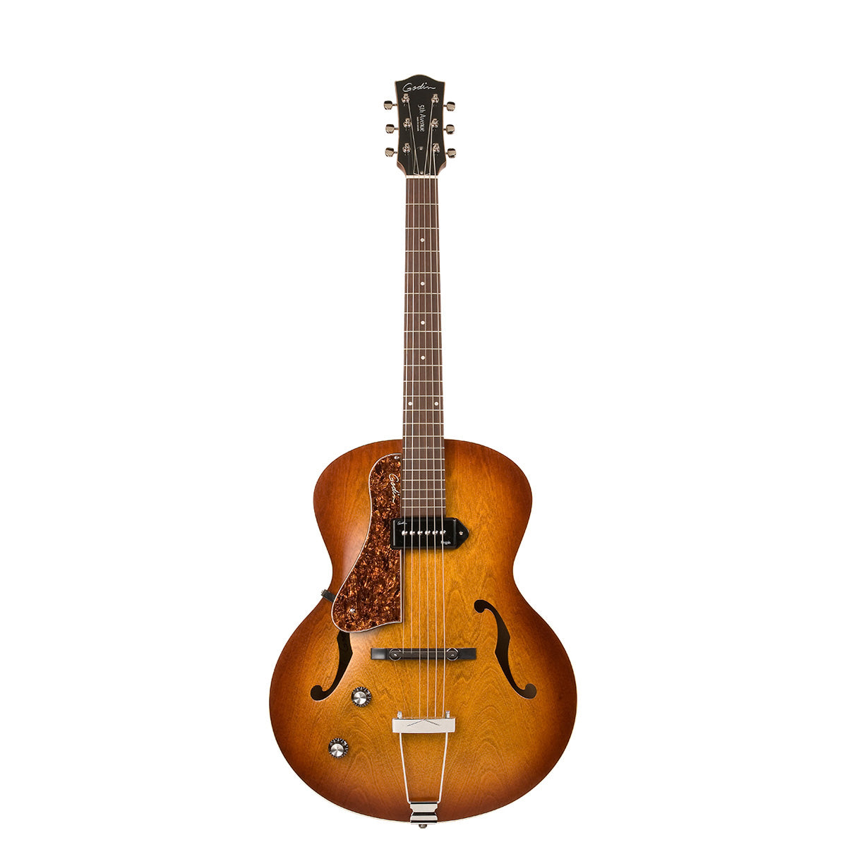 Godin 5th Avenue Kingpin P90 Cognac Burst Left-Handed