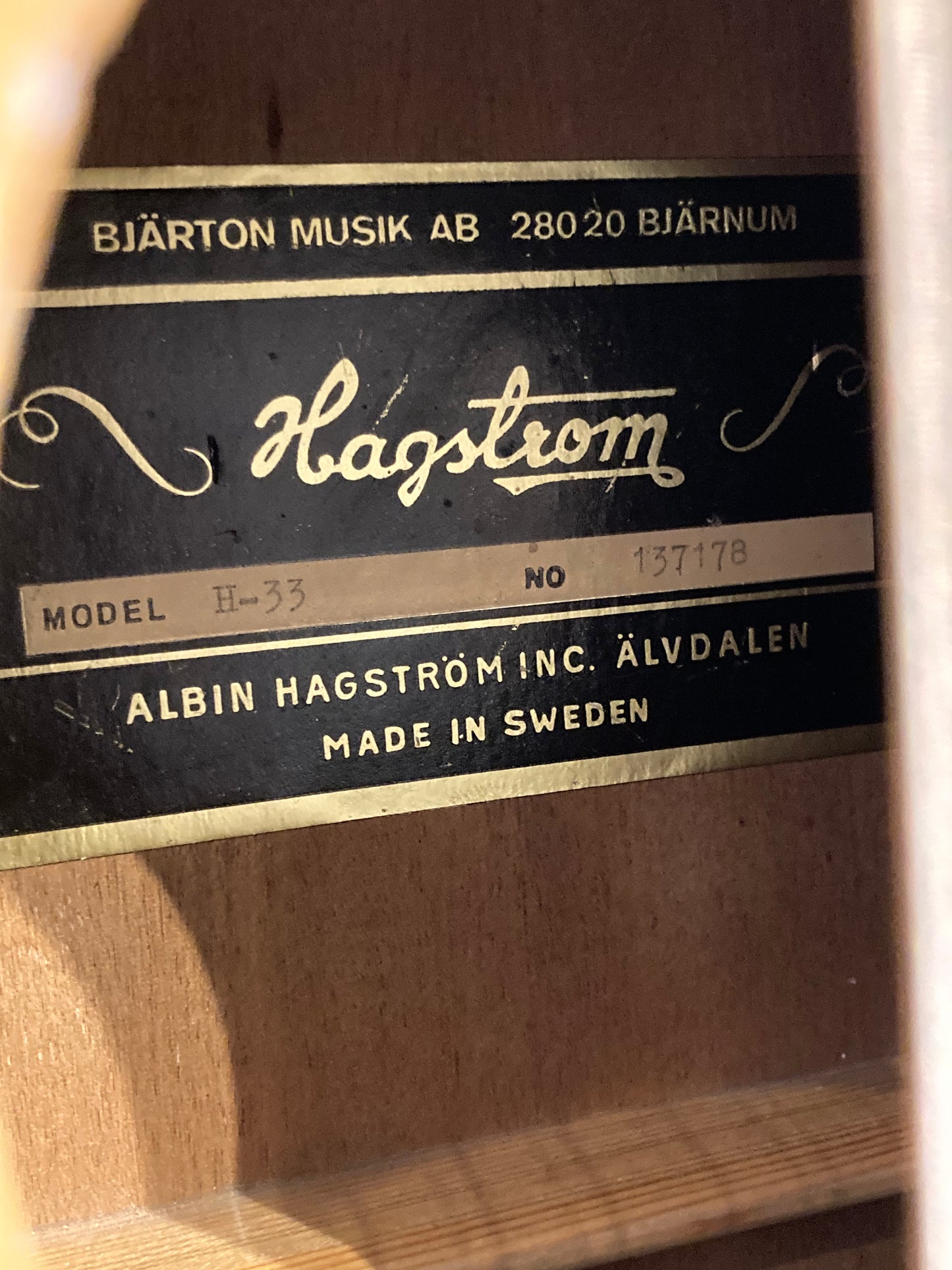 Hagstrom H-33 12-String (1960's)