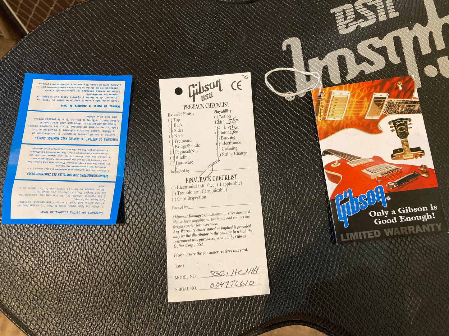 Gibson SG Standard '61 Stopbar Vintage Cherry w/Case (2007)