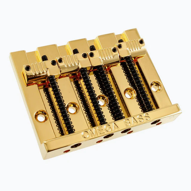 Allparts BB-3351-002 4-String Grooved Omega Bass Bridge