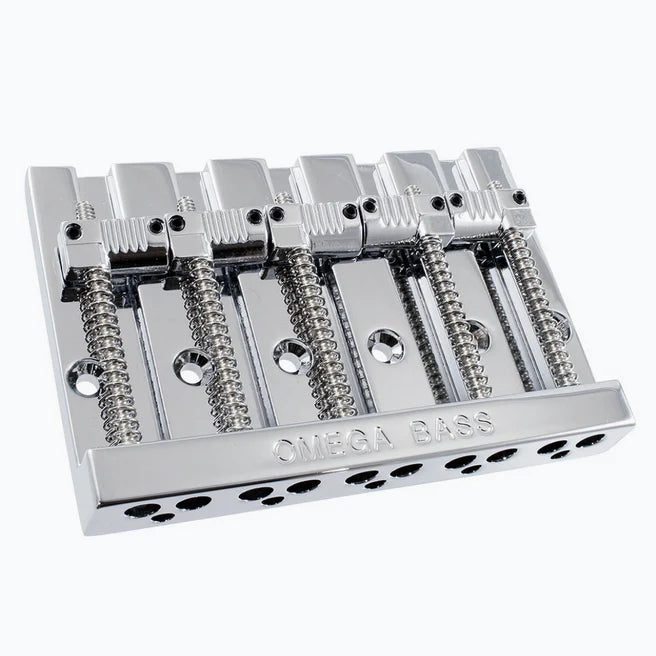 Allparts BB-3361-010 5-String Grooved Omega Bass Bridge