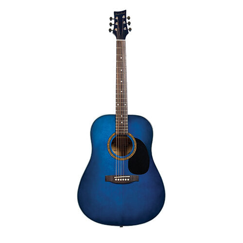 Beaver Creek Full Size Acoustic Guitar w/Gig Bag - Multiple Colors