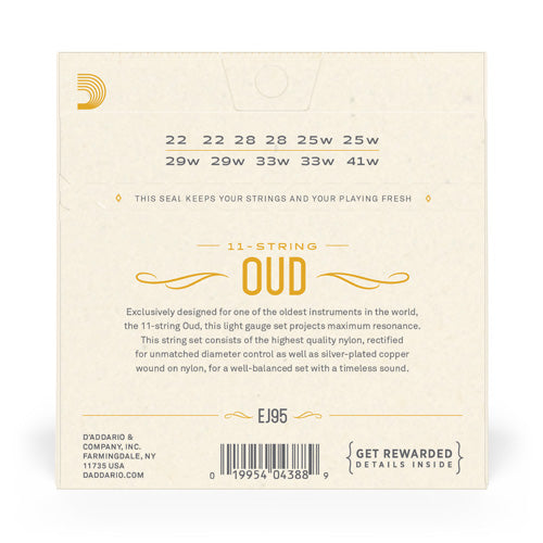 D'Addario EJ95 Oud Strings