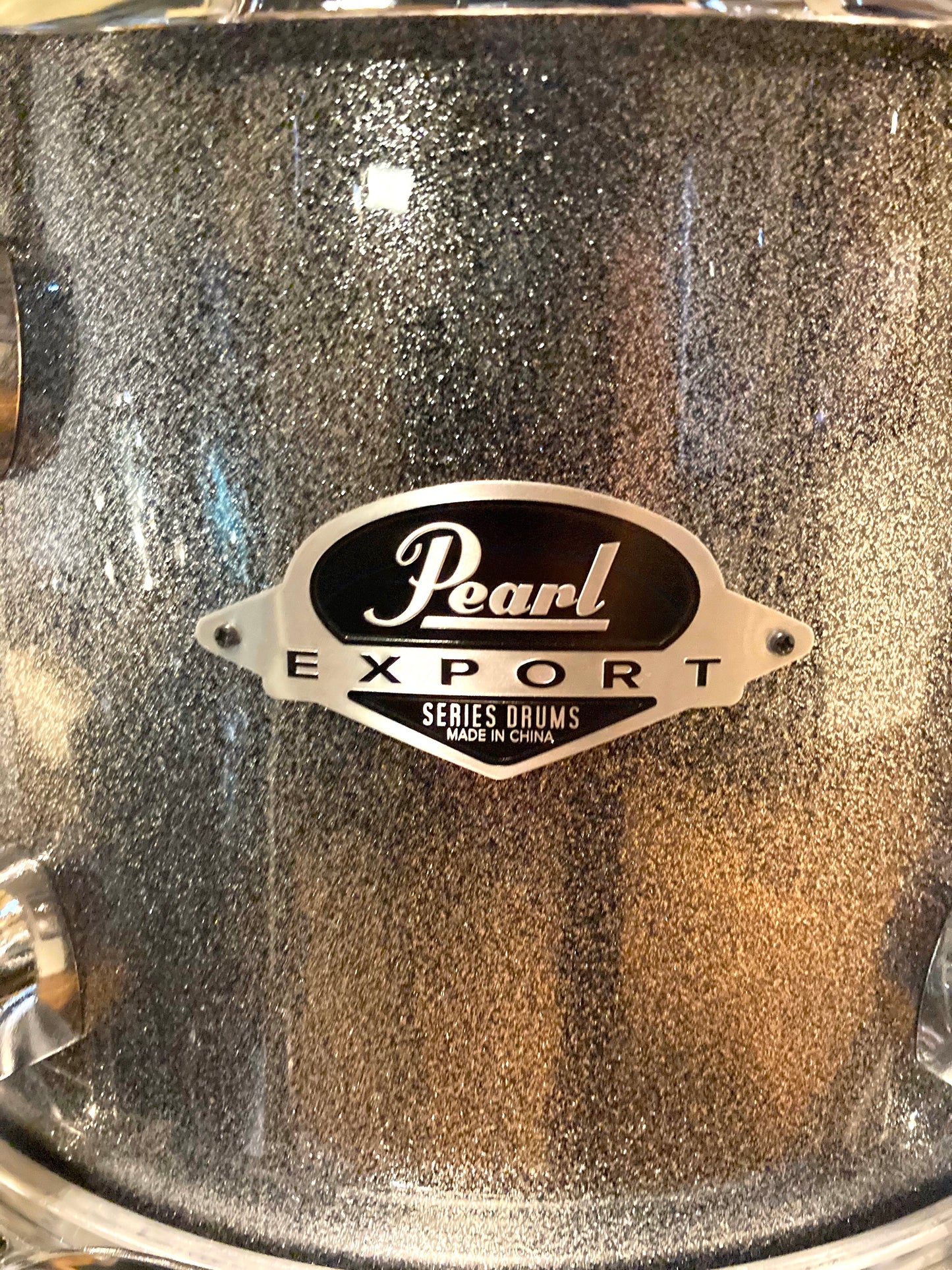 Pearl Export EXX725s/c Grindstone Sparkle w/Hardware & Cymbals