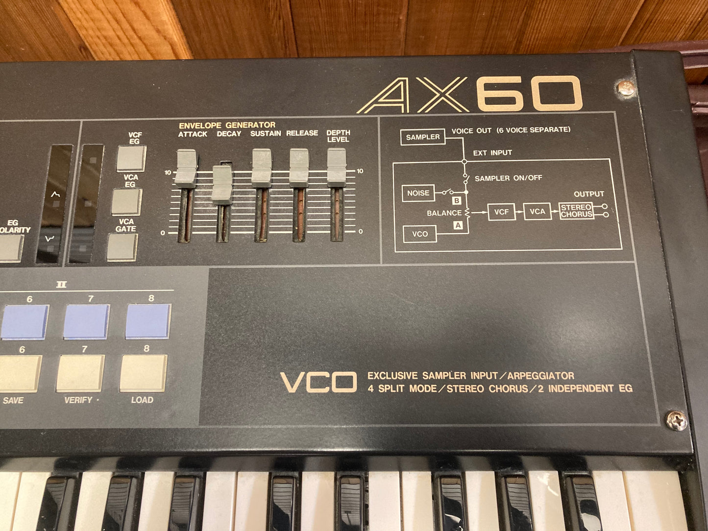 Akai AX60 Polyphonic Analog Synth (1980's)