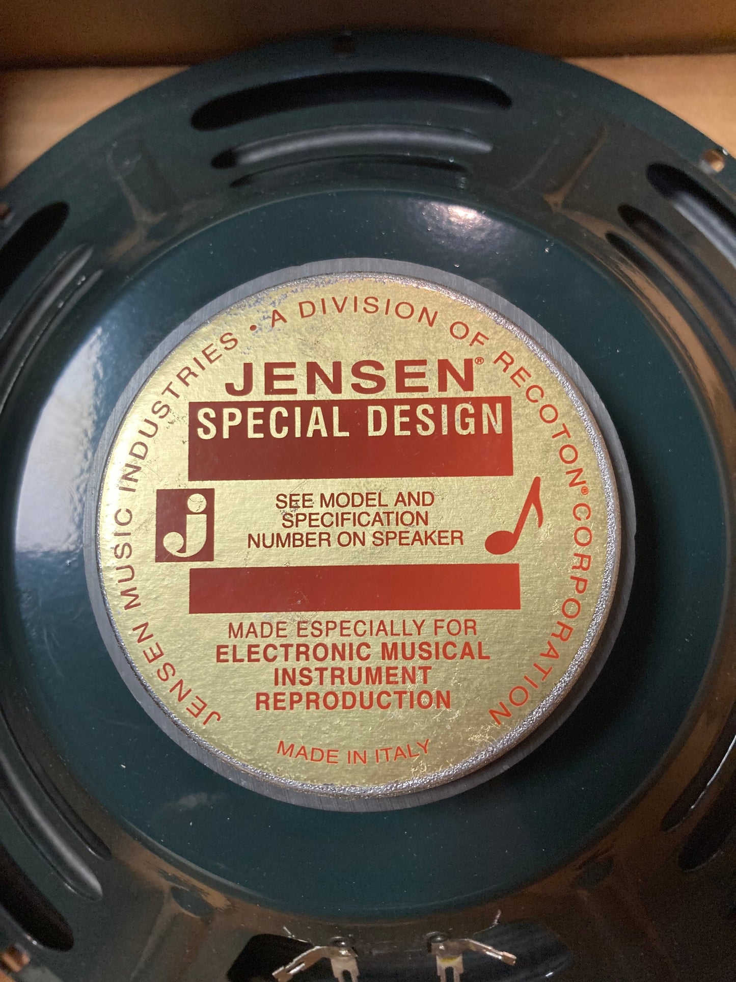 Jensen C12R 12" 25 Watt 8 Ohm Vintage Ceramic Speaker (B-Stock)