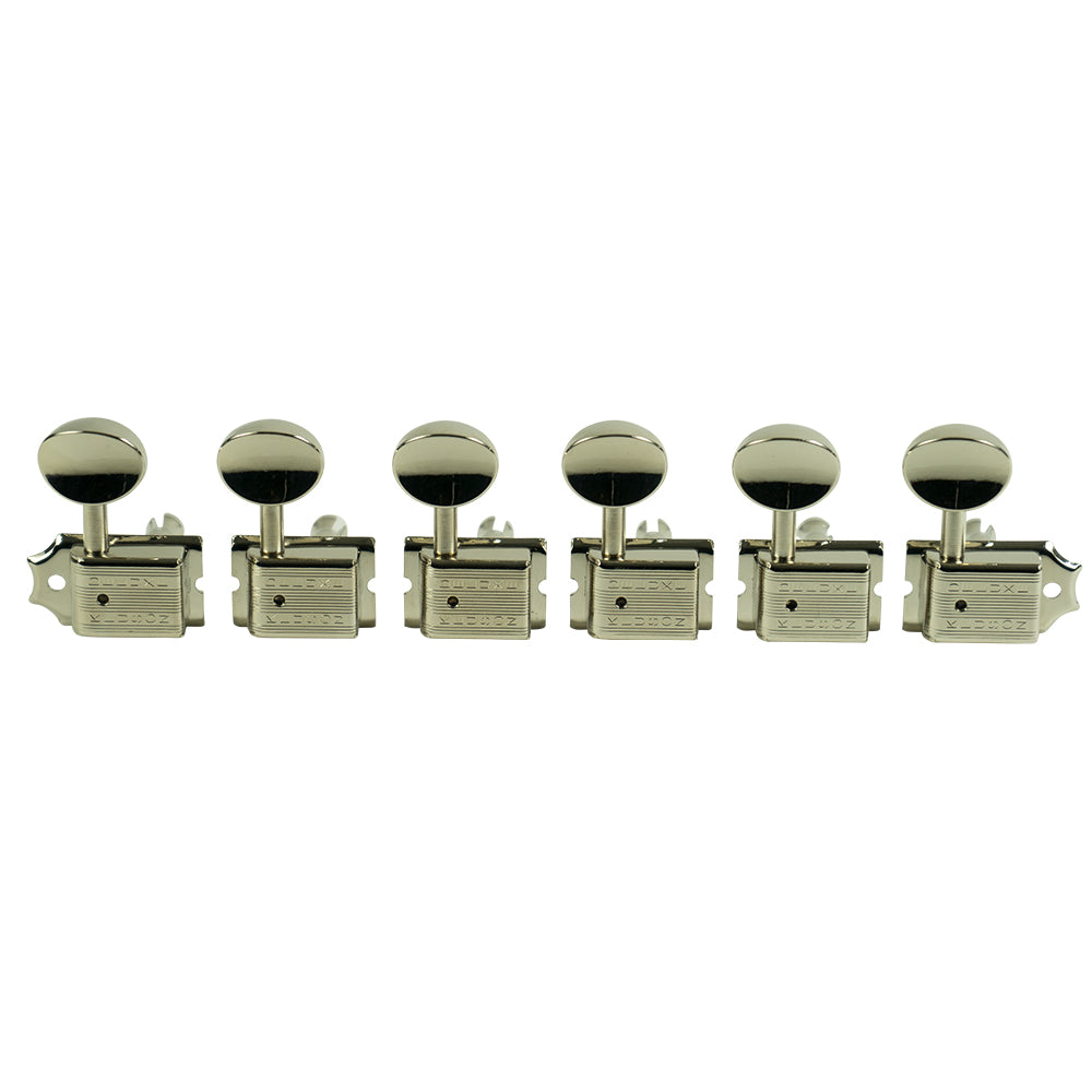 Kluson KD-6B-NMDR 6 In Line Deluxe Series Tuning Machines