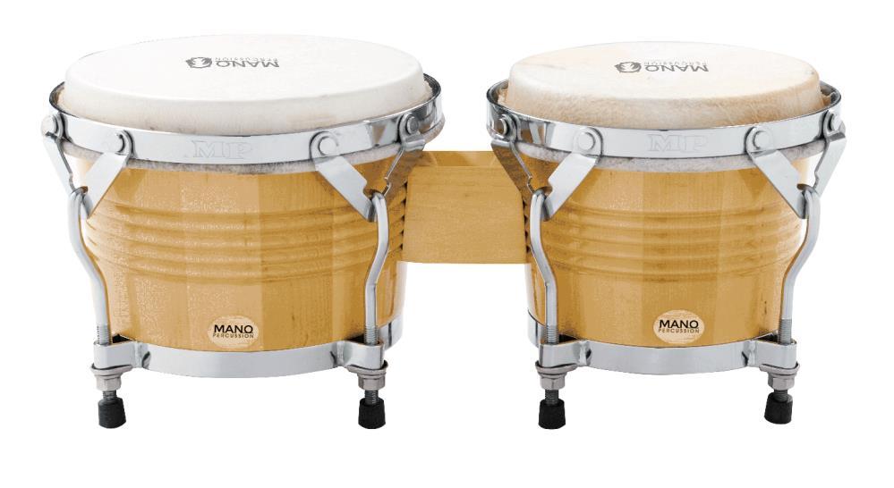 Mano 7" & 8" Bongo Set - Natural Finish