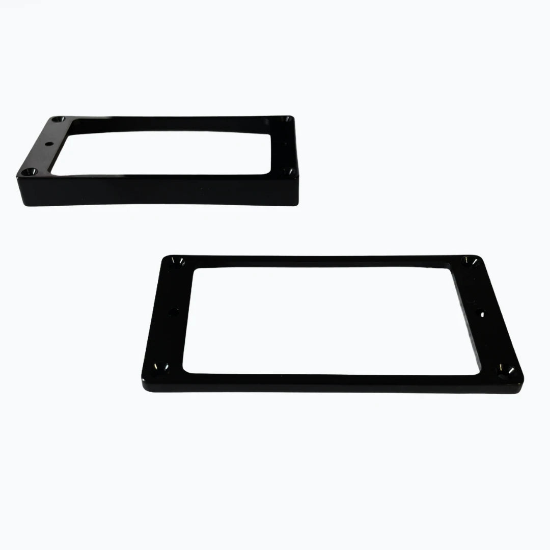 Allparts PC-0743-023 Slanted/Flat Bottom Humbucker Rings - Black