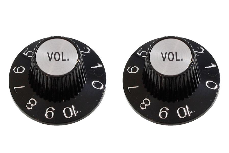 Allparts PK-3244 "Witch Hat" Volume Knobs (2), Fits USA Split Shaft Pots