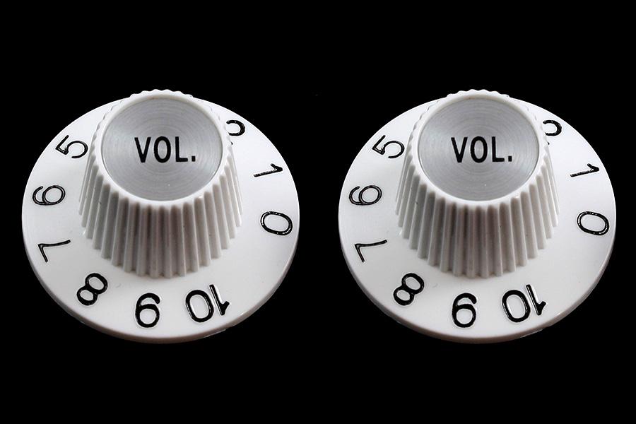 Allparts PK-3244 "Witch Hat" Volume Knobs (2), Fits USA Split Shaft Pots