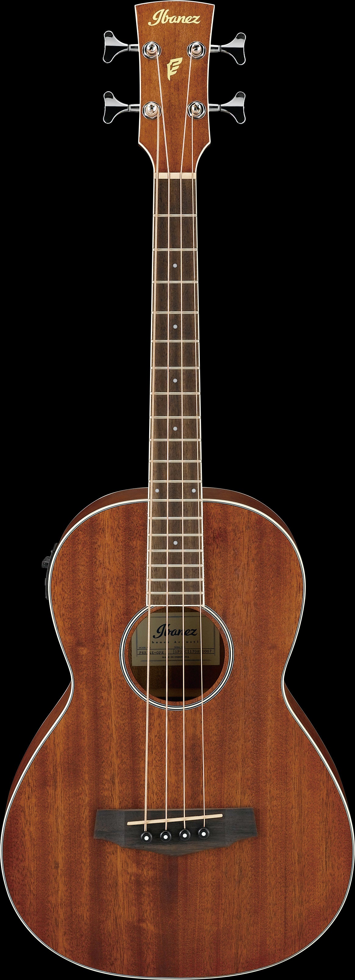 Ibanez PNB14E Shortscale Acoustic/Electric Bass - Open Pore Natural