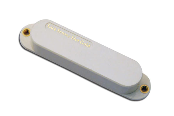 Allparts PU-6125-025 Lace Hot Gold Sensor Pickup Set - White Covers