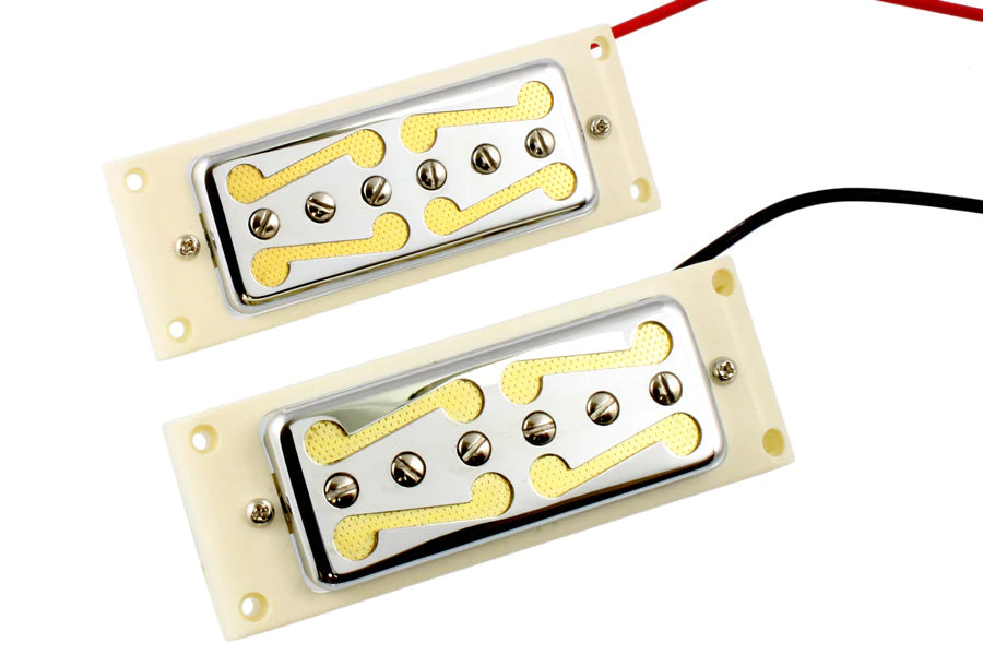 Allparts PU-6187-010 Gold Foil Mustache Pickup Set