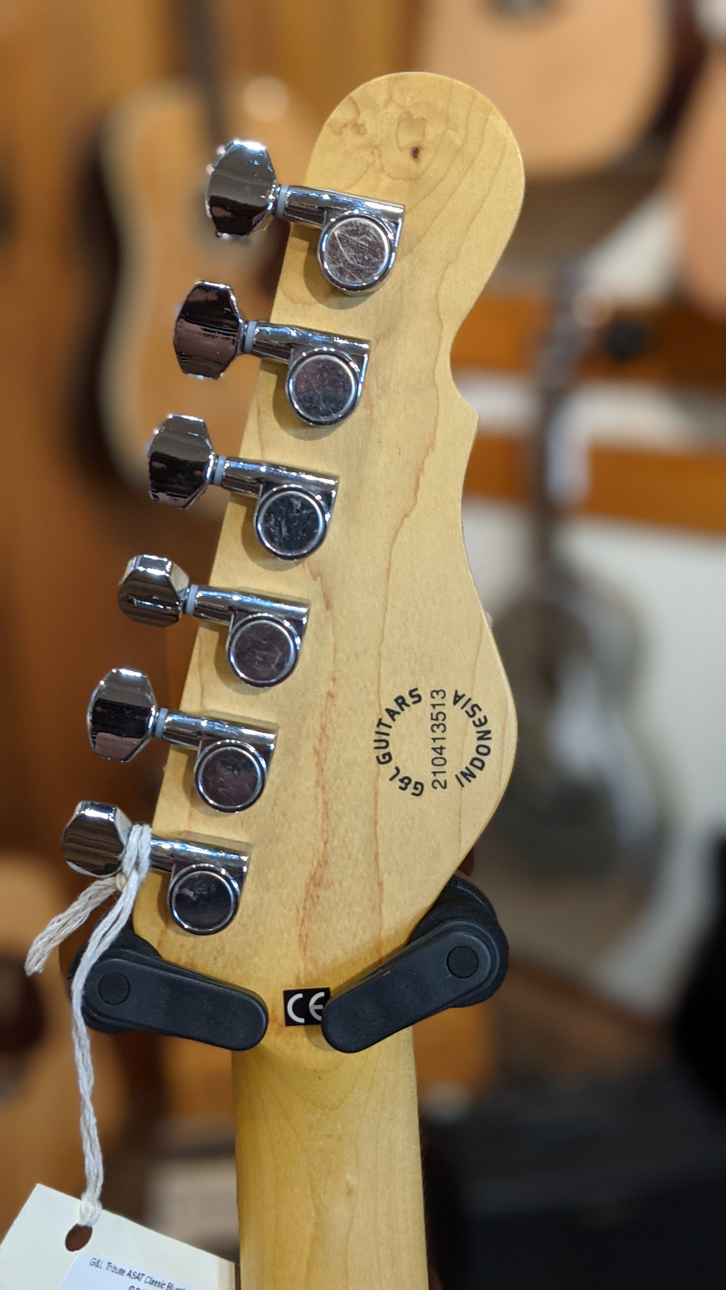 G&L Tribute ASAT Classic Bluesboy Lefty - Tobacco Sunburst