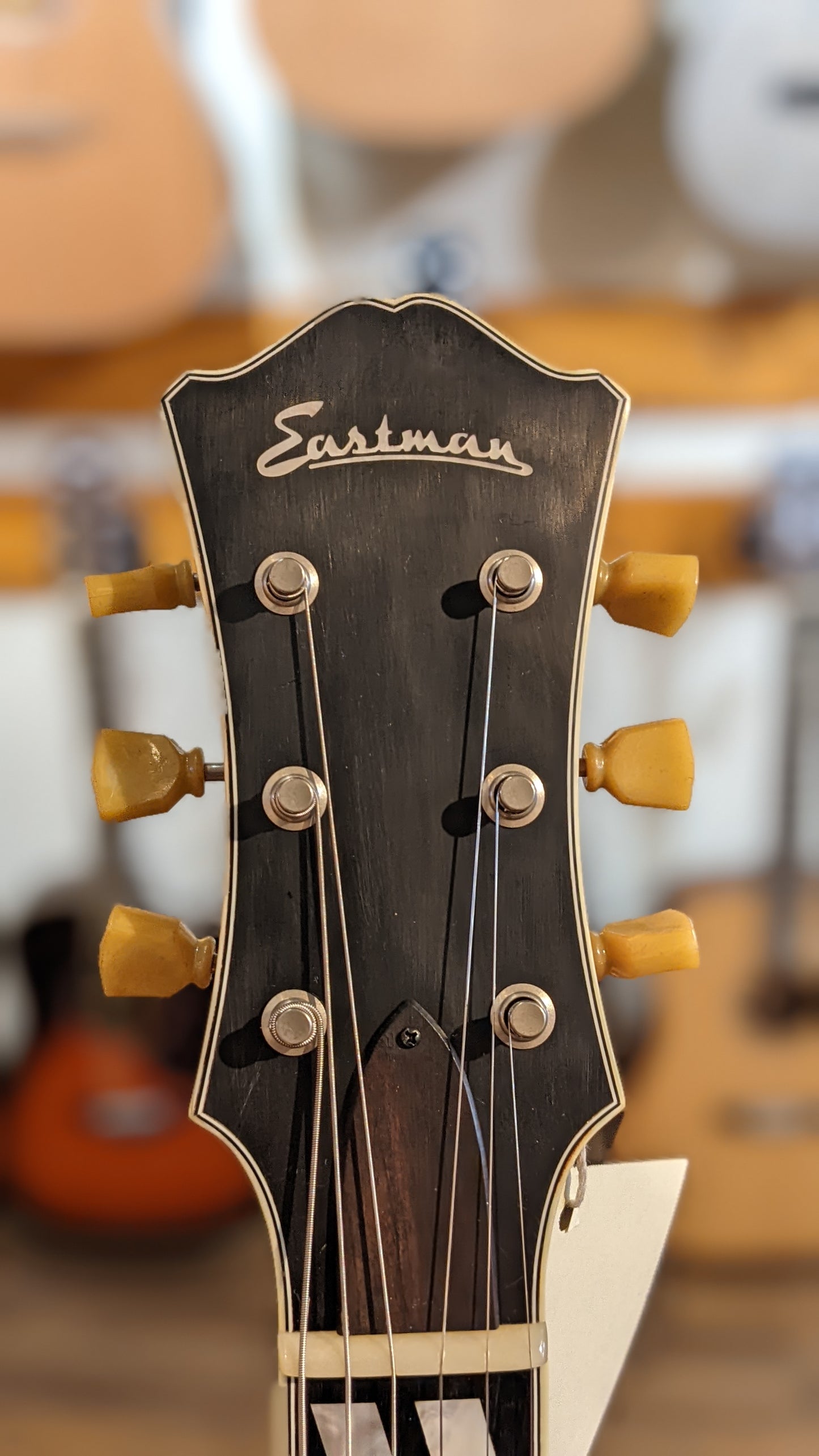 Eastman T59/V-RD Thinline Deluxe Semi Hollow Electric Guitar w/ Case