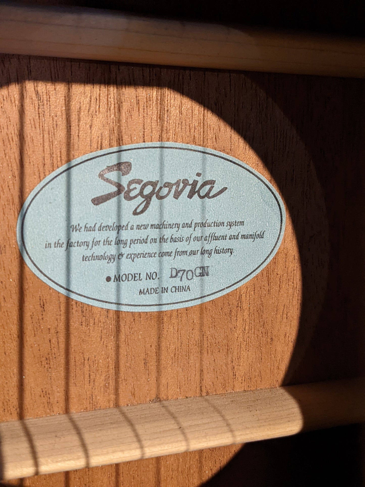 Segovia D70GN Acoustic Guitar (Used)